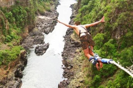Bungee Jumping in Victoria Falls
